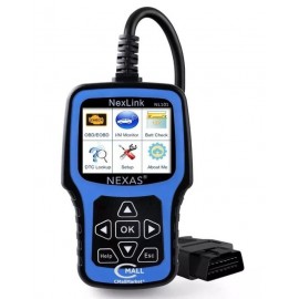 Scanner NEXAS NexLink NL101 OBD2 CAN con Verificador de Voltaje de Bateria