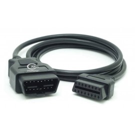 Cable Extension Universal OBD2 16 Pines 1,5 metros (Macho a Hembra)