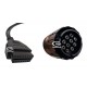 Cable Adaptador Redondo 10 pines a 16 pines OBD2 para Motos BMW