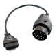 Cable Adaptador Redondo 20 pines a 16 pines OBD2 para BMW