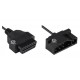 Cable Adaptador 6+1 pines a 16 pines OBD2 para FORD