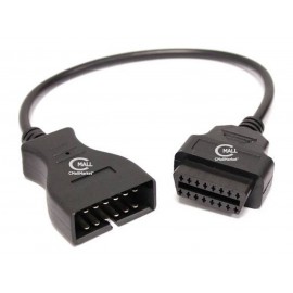 Cable Adaptador 12 pines a 16 pines OBD2 para DAEWOO