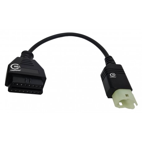 Cable Adaptador 4 pines a 16 pines OBD2 para Motos HONDA