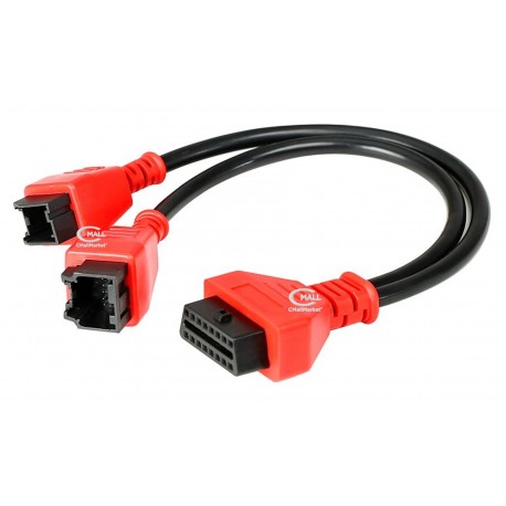 Cable Adaptador SGW 12+8 pines a 16 pines OBD2 para FCA (CHRYSLER, DODGE, FIAT, ALFA ROMEO)