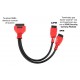 Cable Adaptador SGW 12+8 pines a 16 pines OBD2 para FCA (CHRYSLER, DODGE, FIAT, ALFA ROMEO)