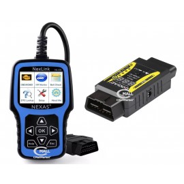 Scanner NEXAS NexLink NL101 OBD2 CAN con Convertidor de Voltaje 24V