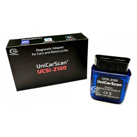 Scanner UniCarScan UCSI-2100 Bluetooth para Apps MotoScan, BimmerCode, BimmerLink, TuneECU