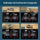Monitor HUD OBD2 CAN GPS CMP2 (Temperatura, RPM, Velocidad, Voltaje, Turbo, Inclinación) Tablero Dashboard