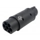 Adaptador Convertidor Cargador AC Tipo 2 a Tipo 1 Vehiculos EV PHEV IEC 62196-2 Mennekes a SAE J1772 - CMall ENERGY CME