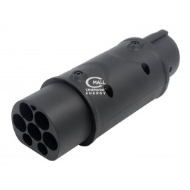 Adaptador / Convertidor Cargador AC Tipo 2 a Tipo 1 Vehiculos Electricos EV PHEV (IEC 62196-2 Mennekes a SAE J1772)