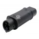 Adaptador Convertidor Cargador AC Tipo 2 a Tipo 1 Vehiculos EV PHEV IEC 62196-2 Mennekes a SAE J1772 - CMall ENERGY CME