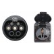 Adaptador / Convertidor Tipo 2 V2L (IEC 62196-2 Mennekes) Vehiculos Electricos EV / PHEV - CMall ENERGY CME