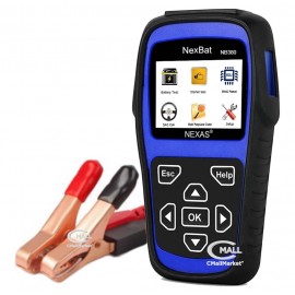 Probador / Analizador de Baterias NEXAS NexBat NB380 para Vehículos Livianos y Pesados 12V y 24V