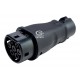 Adaptador Convertidor Cargador Tipo 1 a Tipo 2 Vehiculos EV PHEV SAE J1772 a IEC 62196-2 Mennekes - CMall ENERGY CME
