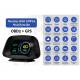 Monitor HUD OBD2 GPS CMP19 (Temperatura, RPM, Velocidad, Voltaje, Turbo) Tablero Dashboard