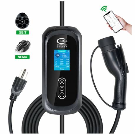Cargador Portatil Inteligente 3.5kW (Viajero) Tipo GB/T Chino Vehiculos Electricos EV Hibridos PHEV - CMall ENERGY CME