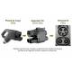 Adaptador Convertidor Cargador DC CCS2 a CCS1 (Combo 2 a Combo 1) Vehiculos Electricos EV PHEV - CMall ENERGY CME