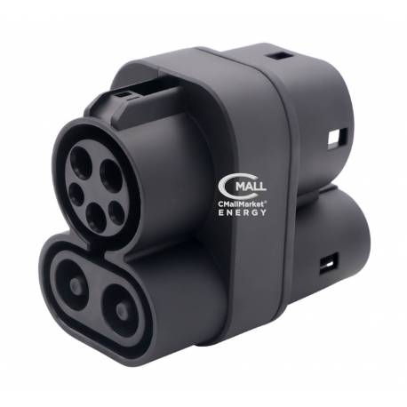 Adaptador / Convertidor Cargador DC CCS1 a CCS2 (Combo 1 a Combo 2) Vehiculos EV / PHEV - CMall ENERGY CME