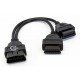 Cable Extension Universal OBD2 Splitter Tipo Y 1x2 16 Pines