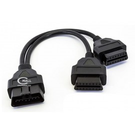 Cable Extension Universal OBD2 Splitter Tipo Y 1x2 16 Pines