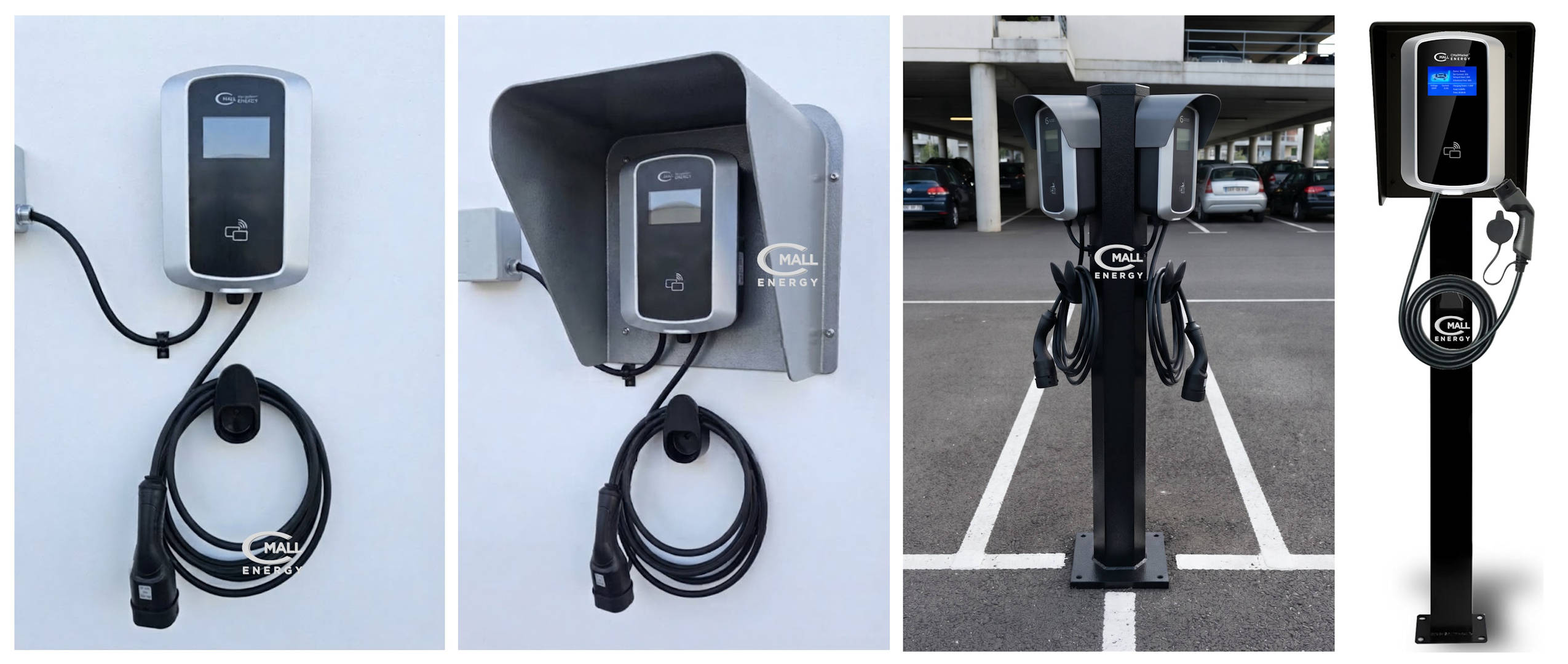 Servicio de Carga AC con Plataforma de Gestion CPMS / CSMS Vehiculos Electricos EV Hibridos PHEV - CMall ENERGY CME