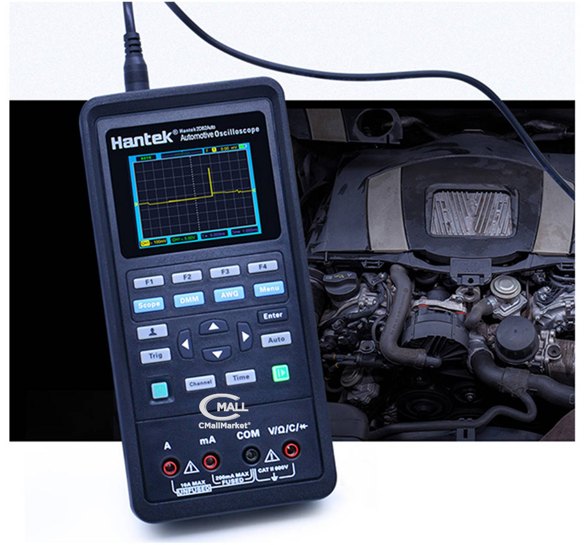 Osciloscopio Automotriz Portatil HANTEK 2D82Auto de 2 Canales CMall Market
