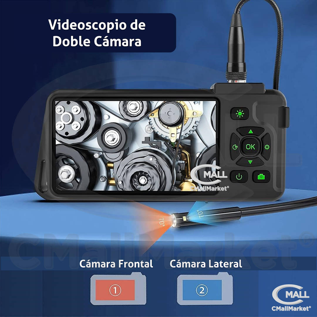 Videoscopio / Boroscopio / Endoscopio de Sonda con Pantalla LCD T22 CMall Market ®