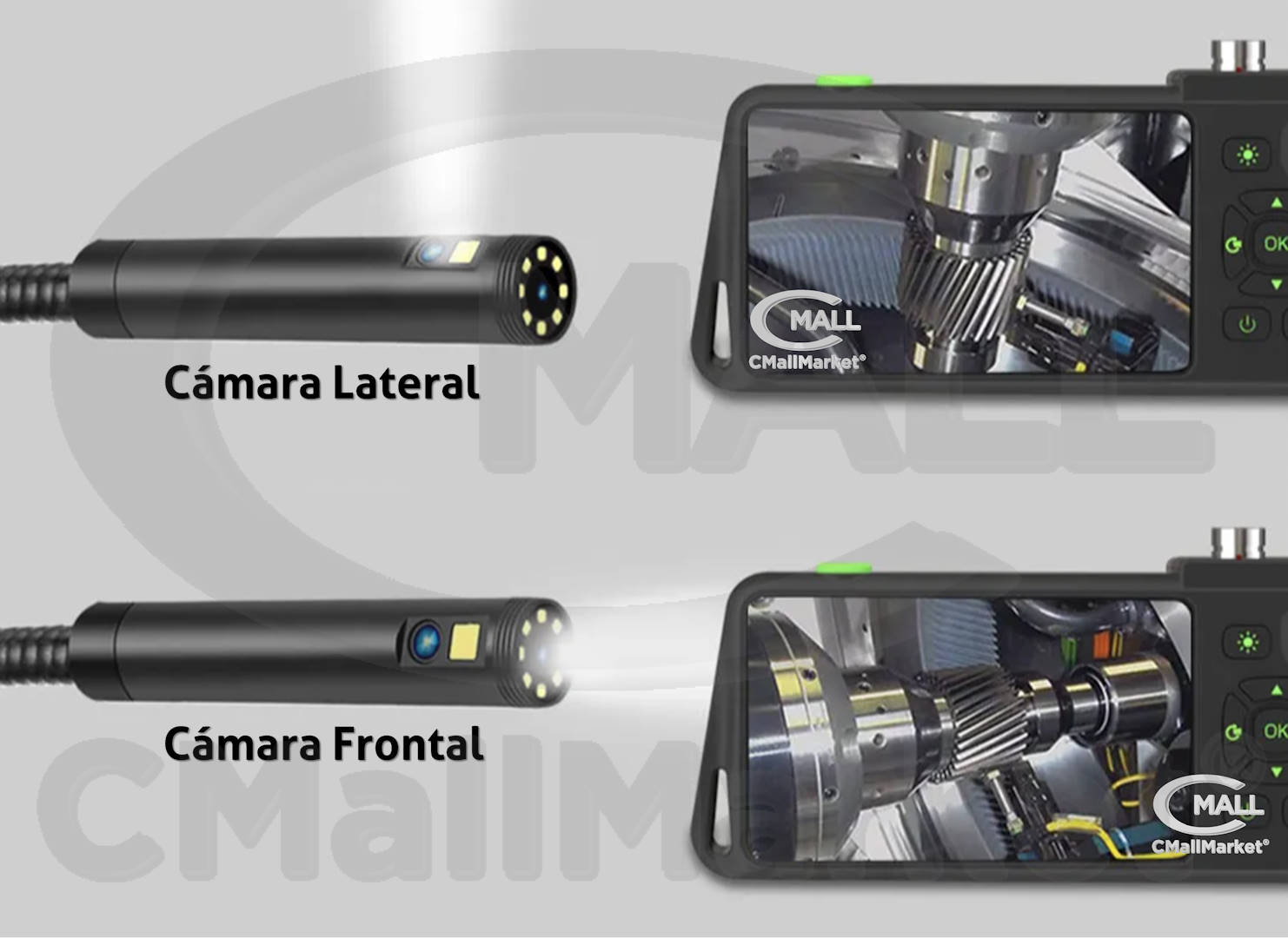 Videoscopio / Boroscopio / Endoscopio de Sonda con Pantalla LCD T22 CMall Market ®