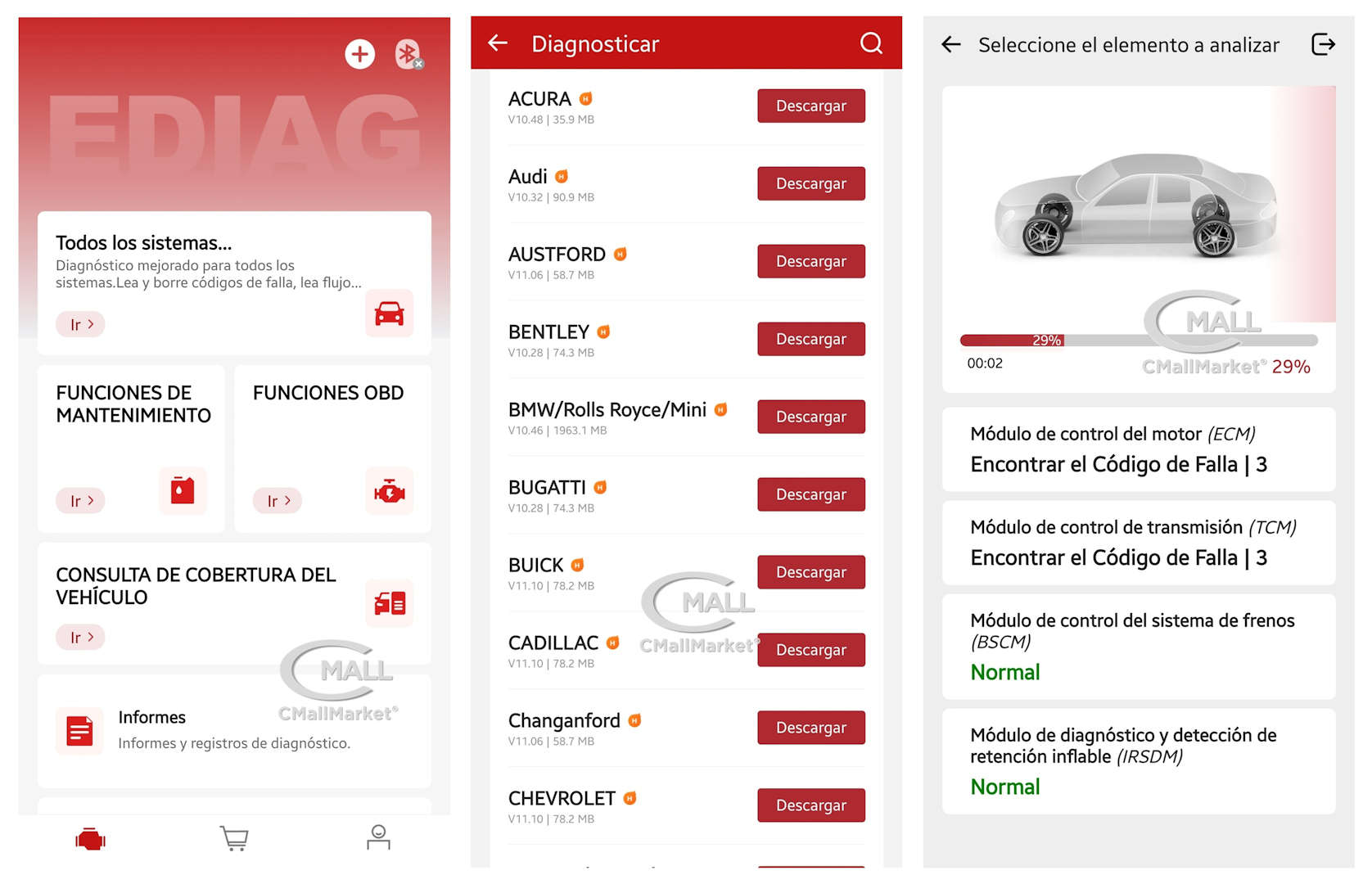 Scanner Semi-Profesional Multimarca EDIAG ELITE Personal Multi-Sistemas VERSION GLOBAL CAN-FD - CMall Market ®