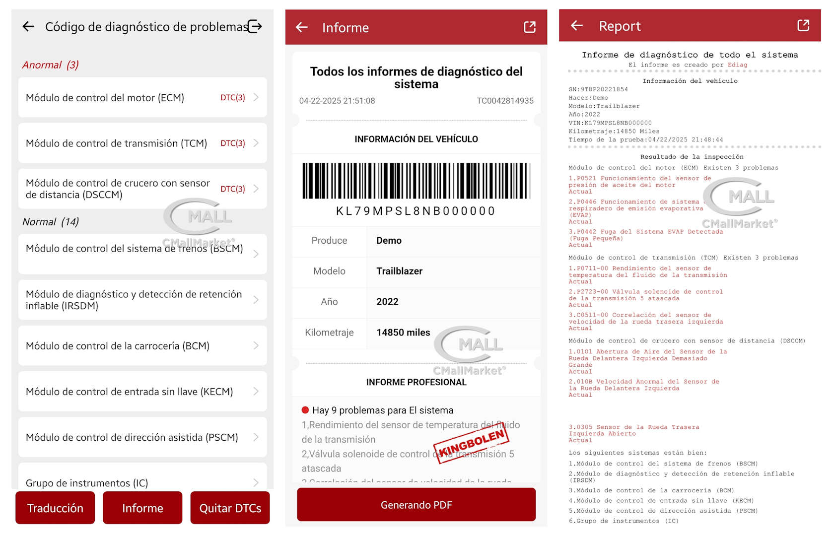 Scanner Semi-Profesional Multimarca EDIAG ELITE Personal Multi-Sistemas VERSION GLOBAL CAN-FD - CMall Market ®