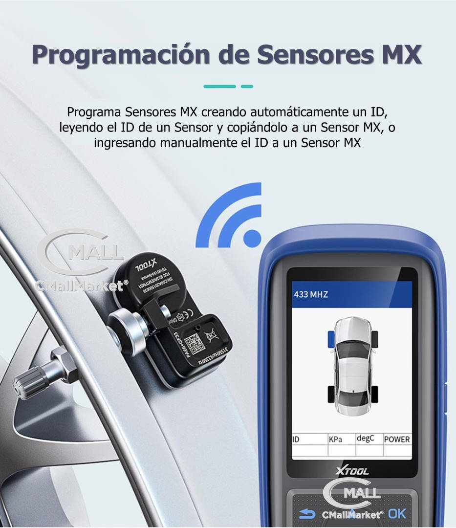 Programador y Activador TPMS XTOOL TP150 160+ Marcas CMall Market ® EXPERT