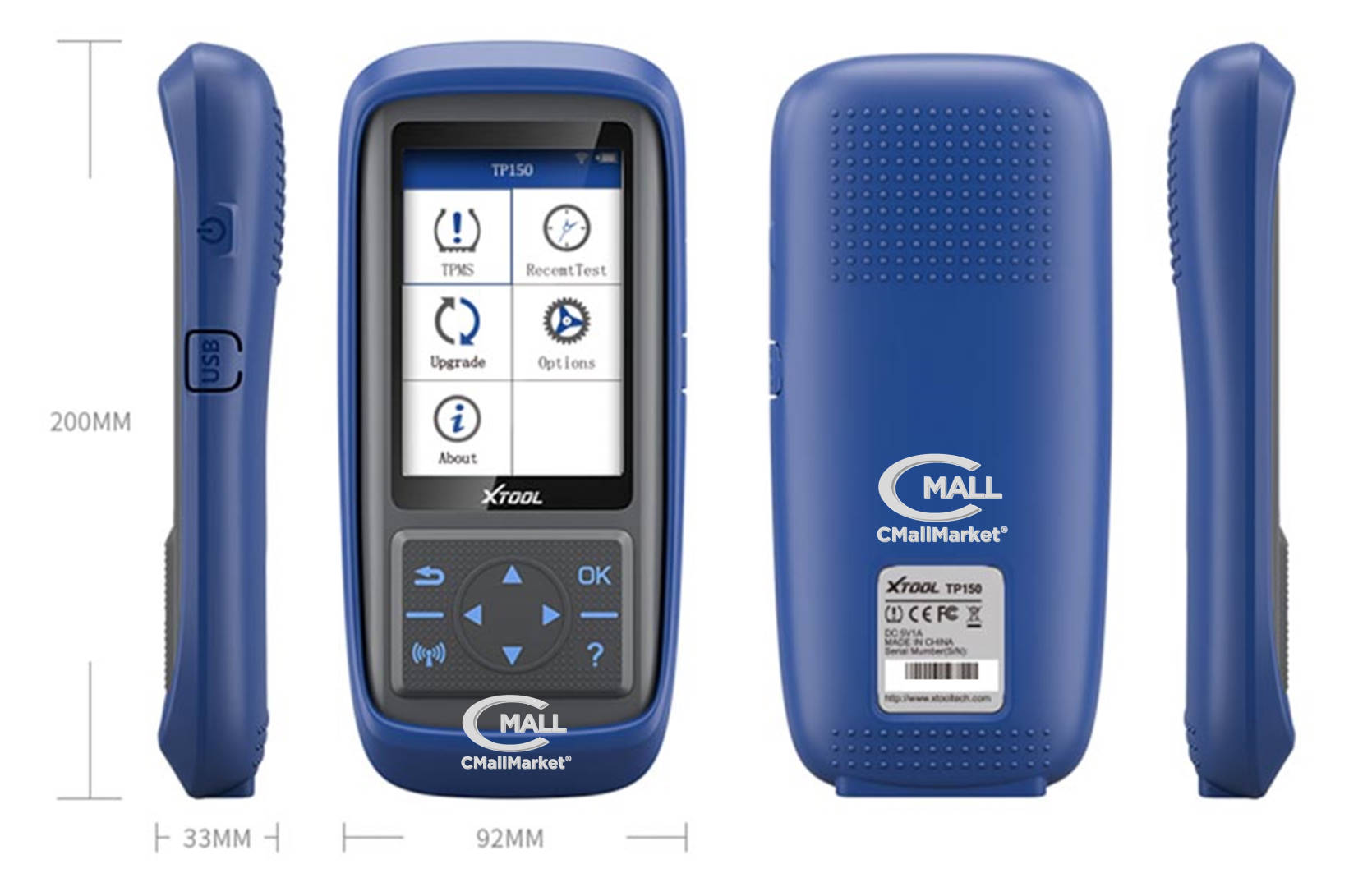 Programador y Activador TPMS XTOOL TP150 160+ Marcas CMall Market ® EXPERT