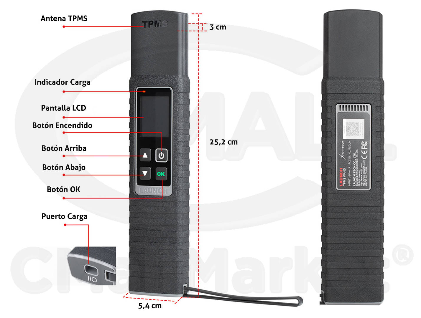 Programador y Activador TPMS LAUNCH TSGUN CMall Market ®