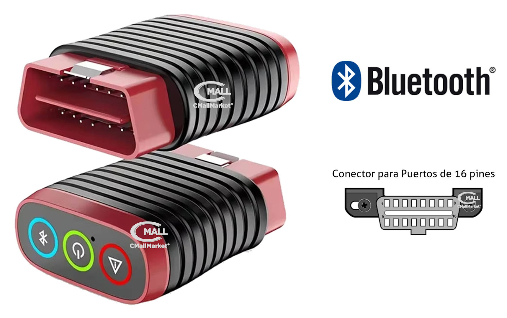 Scanner Personal Multimarca THINKCAR Bluetooth para Smartphone Android / iOS (Diagnostico 360) CMall Market ®