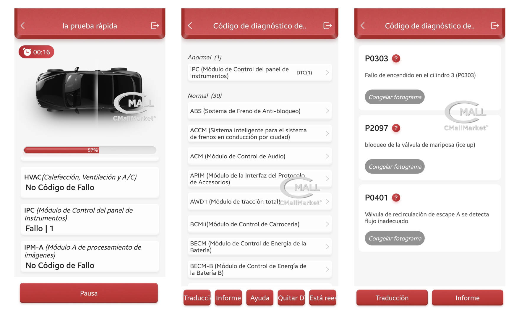 Scanner Personal Multimarca THINKCAR Bluetooth para Smartphone Android / iOS (Diagnostico 360) CMall Market ®