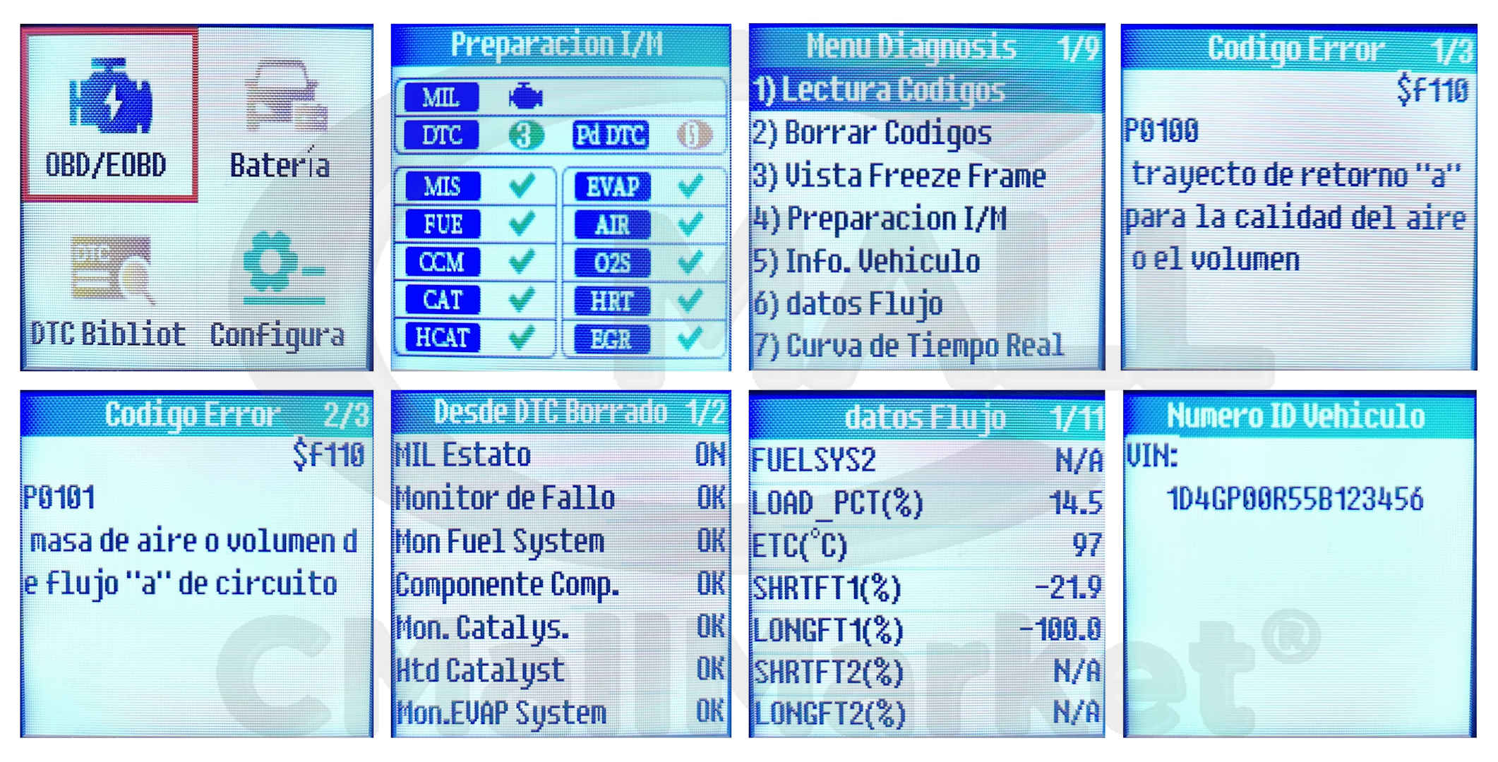 Scanner V318 Cobertura OBD2 CAN CMall Market ®