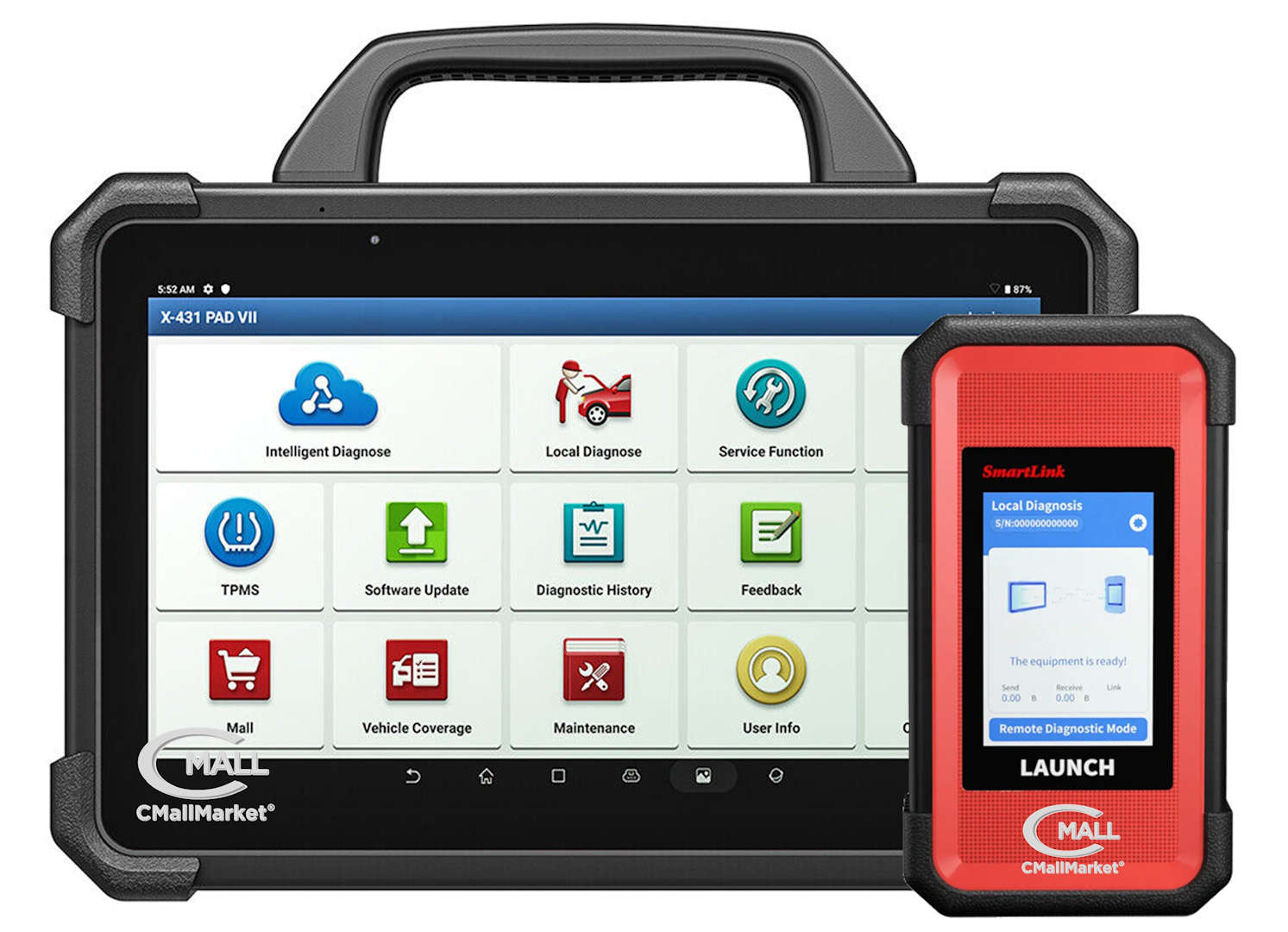 Scanner Multimarca LAUNCH X431 PAD VII ELITE VERSION GLOBAL (Profesional) CAN-FD J2534 DoIP CMall Market ®