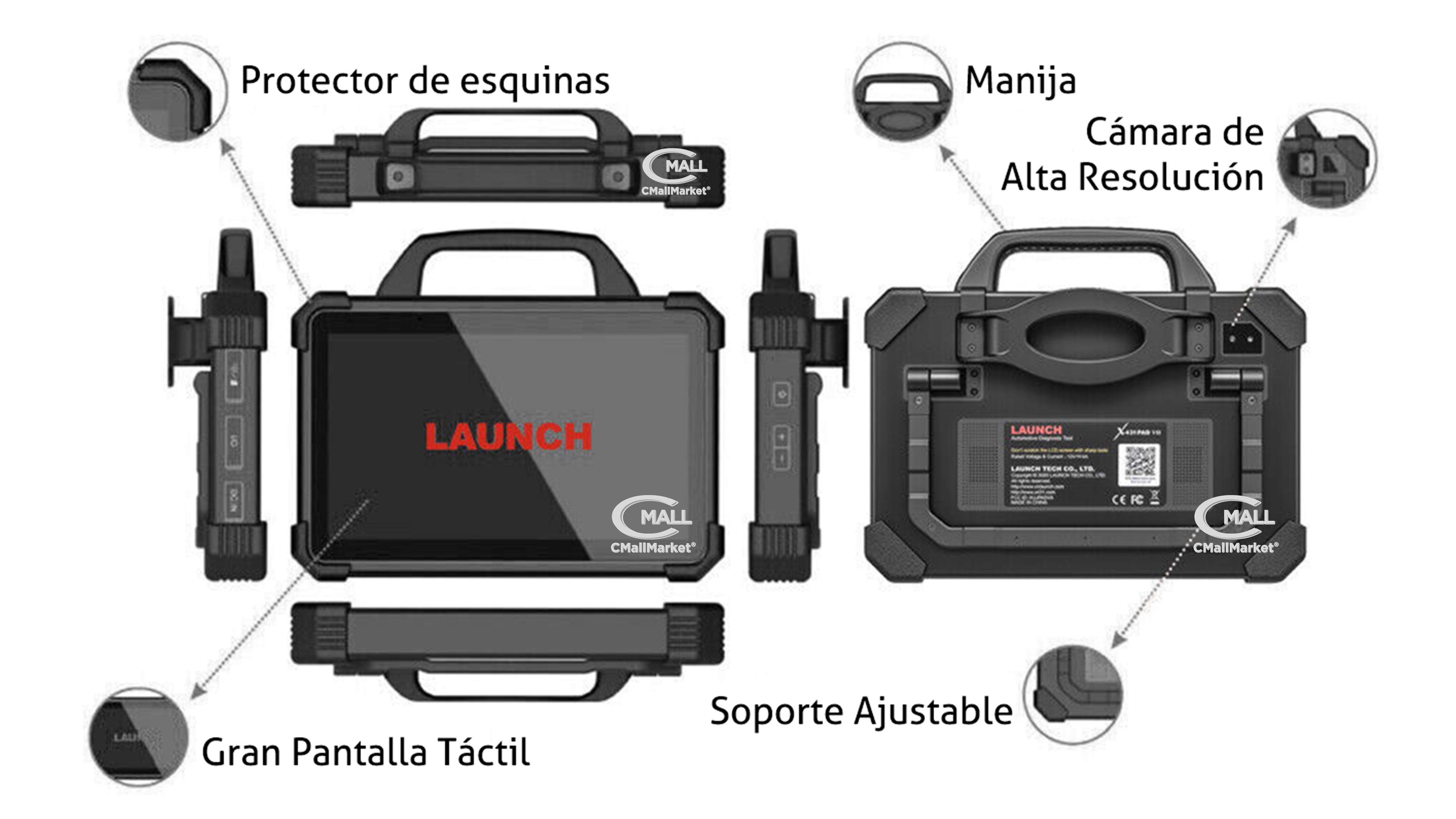 Scanner Multimarca LAUNCH X431 PAD VII ELITE VERSION GLOBAL (Profesional) CAN-FD J2534 DoIP CMall Market ®