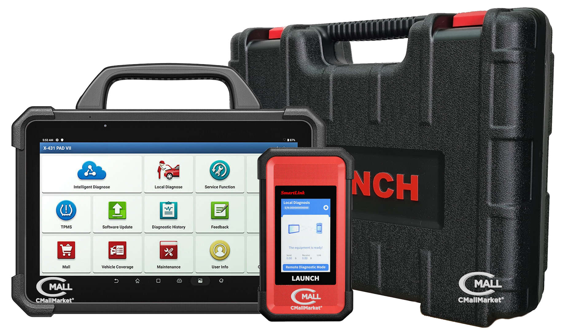 Scanner Multimarca LAUNCH X431 PAD VII ELITE VERSION GLOBAL (Profesional) CAN-FD J2534 DoIP CMall Market ®