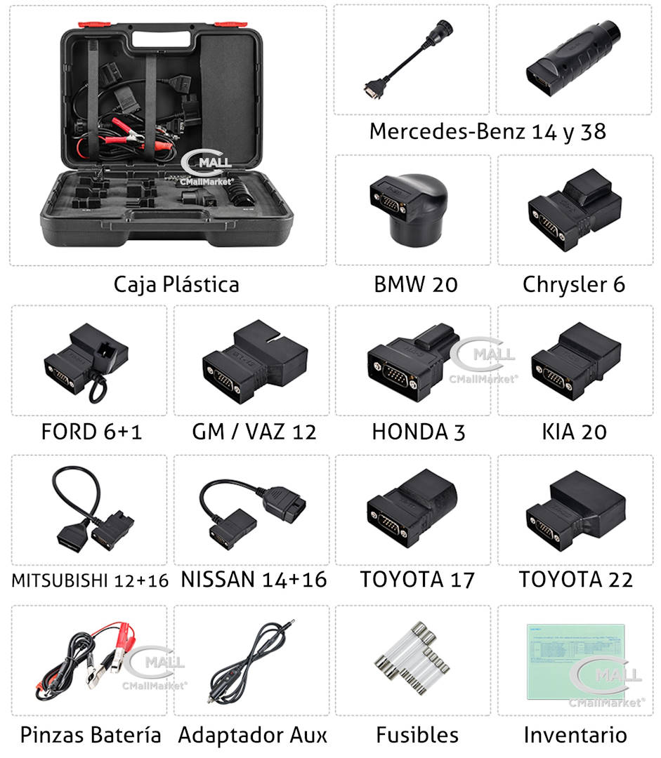 Scanner Multimarca LAUNCH X431 PRO3 APEX Full Systems (Profesional) VERSION GLOBAL CAN-FD DoIP CMall Market ®